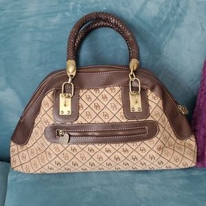 Luxury Designer Monogram Top Handle Dome Bag